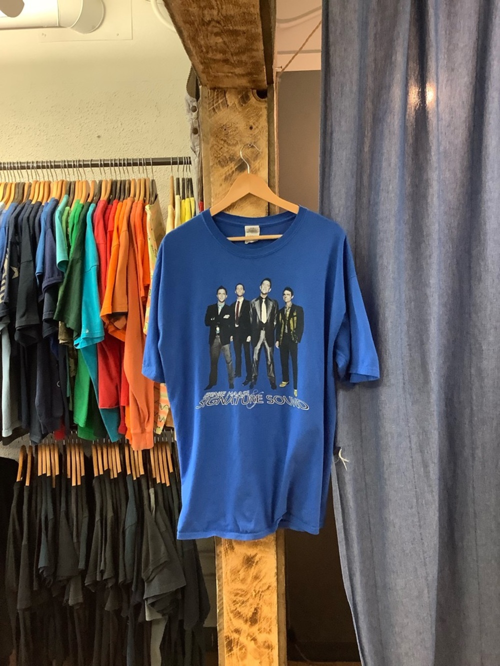 Vintage Ernie Haase Signature Sound Blue Graphic T-shirt